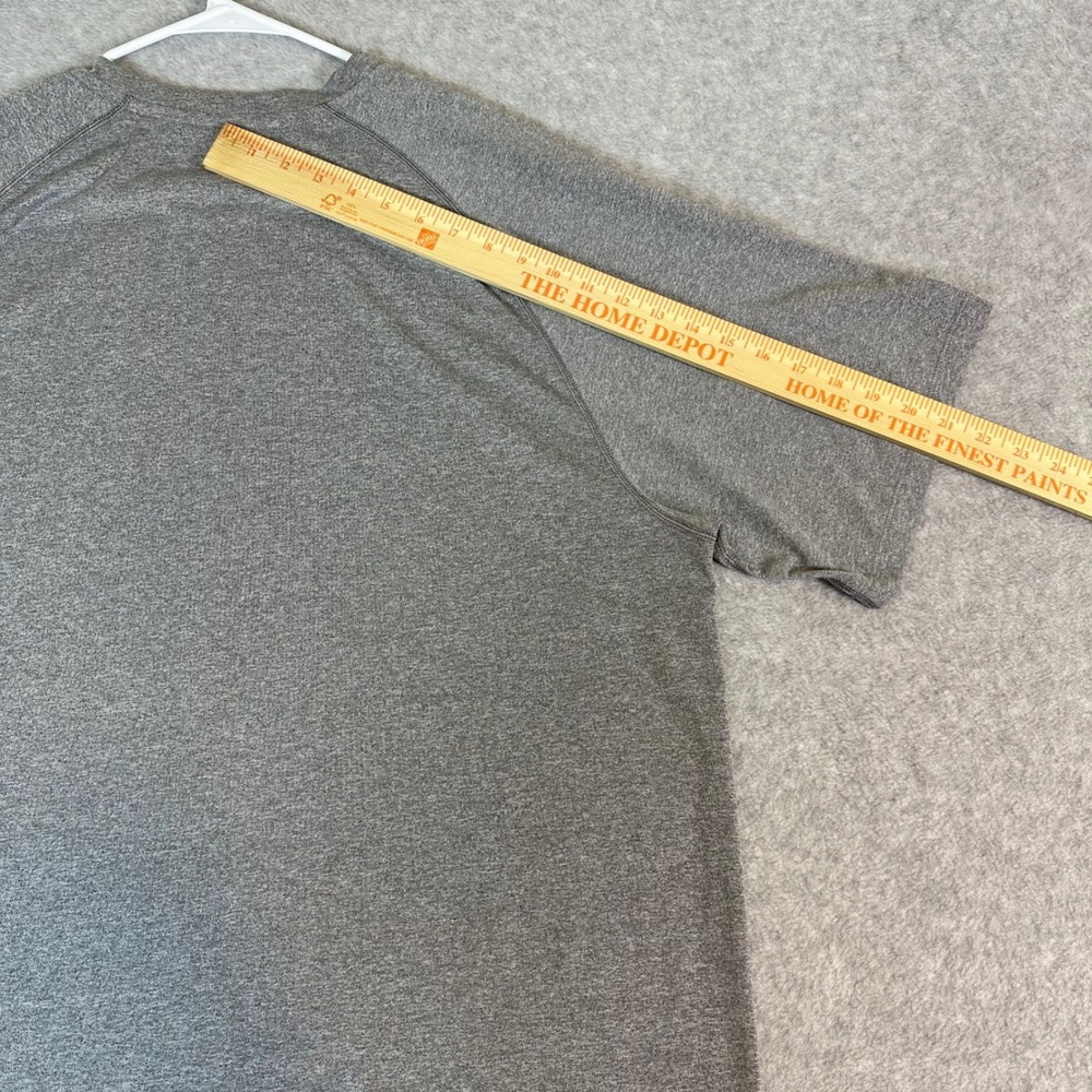 Adidas Climalite Top Gun FBU Gray Graphic Performance T-Shirt Mens 2XL Raglan - Picture 7 of 13
